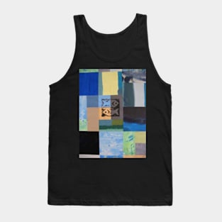 Patchwork abstract 5 Tank Top